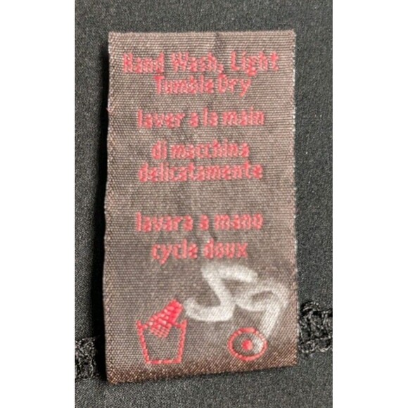 A Common Thread Black Silk Short Elastic Waist Skirt 8 - Picture 10 of 10